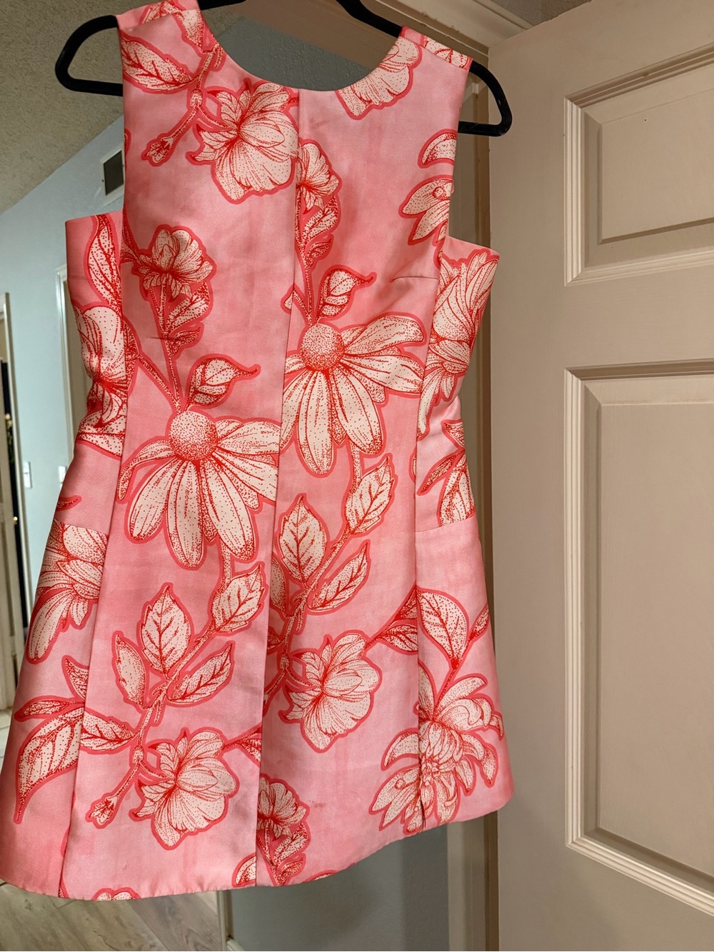 Women’s Pink Floral A-Line Dress